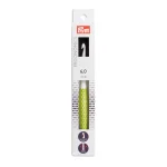 (Bild für) prym.ergonomics Wollhäkelnadel 17 cm - 6 mm - limone