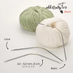 (Bild für) addi CraSyTrio Short - 21 cm - 2,25 mm