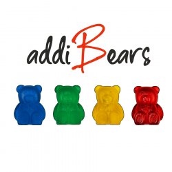 (Bild für) addi Bears Maschenbären Spitzensicherung - 8 Stück