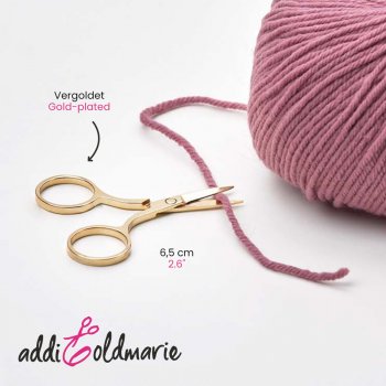 (Bild für) addi Goldmarie Handarbeitsschere 6,5 cm