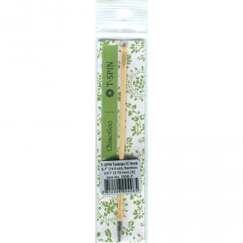 (Bild für) ChiaoGoo T-SPIN BAMBOO - Tunesische Häkelnadel auswechselbar - 3,75 mm