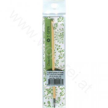 (Bild für) ChiaoGoo T-SPIN BAMBOO - Tunesische Häkelnadel auswechselbar - 4 mm