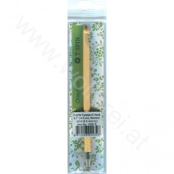 (Bild für) ChiaoGoo T-SPIN BAMBOO - Tunesische Häkelnadel auswechselbar - 6,5 mm