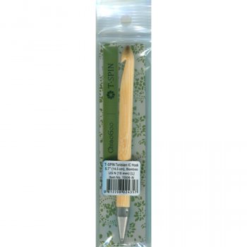 (Bild für) ChiaoGoo T-SPIN BAMBOO - Tunesische Häkelnadel auswechselbar - 10 mm