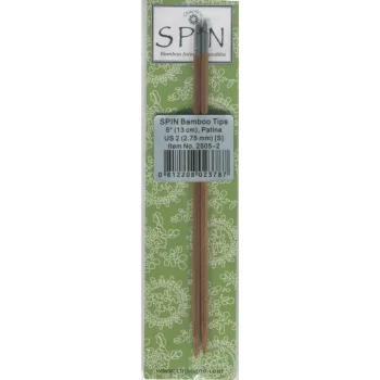 (Bild für) ChiaoGoo SPIN BAMBOO PATINA Nadelspitzen 13 cm - SMALL - 2,75 mm