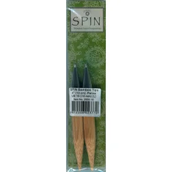 (Bild für) ChiaoGoo SPIN BAMBOO PATINA Nadelspitzen KURZ 10 cm - LARGE - 10 mm