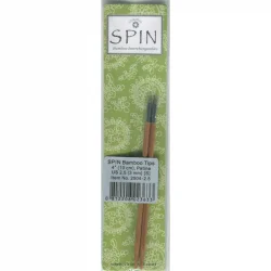 (Bild für) ChiaoGoo SPIN BAMBOO PATINA Nadelspitzen KURZ 10 cm - SMALL - 3 mm