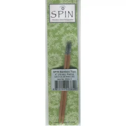 (Bild für) ChiaoGoo SPIN BAMBOO PATINA Nadelspitzen KURZ 10 cm - SMALL - 3,25 mm