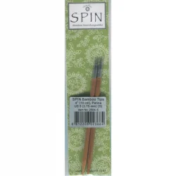 (Bild für) ChiaoGoo SPIN BAMBOO PATINA Nadelspitzen KURZ 10 cm - SMALL - 3,75 mm