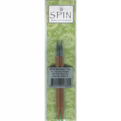 (Bild für) ChiaoGoo SPIN BAMBOO PATINA Nadelspitzen KURZ 10 cm - SMALL - 5 mm