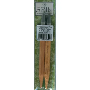 (Bild für) ChiaoGoo SPIN BAMBOO PATINA Nadelspitzen 13 cm - LARGE - 9 mm