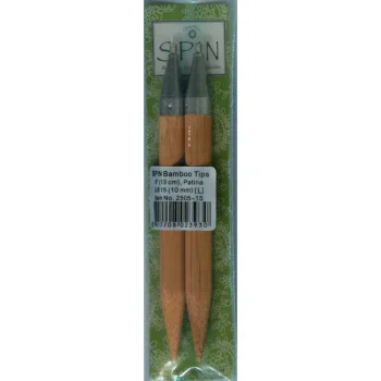 (Bild für) ChiaoGoo SPIN BAMBOO PATINA Nadelspitzen 13 cm - LARGE - 10 mm