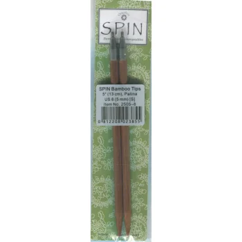 (Bild für) ChiaoGoo SPIN BAMBOO PATINA Nadelspitzen 13 cm - SMALL - 5 mm