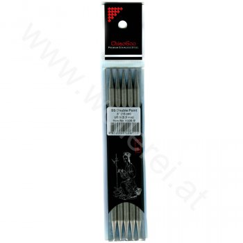 (Bild für) ChiaoGoo Nadelspiel Edelstahl 15 cm - 5,5 mm