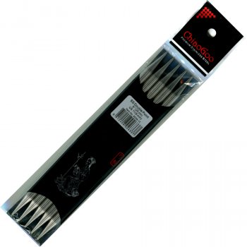 (Bild für) ChiaoGoo Nadelspiel Edelstahl 20 cm - 8 mm