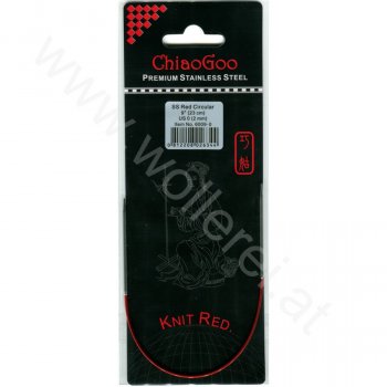 (Bild für) ChiaoGoo KNIT RED Fixe Rundstricknadel - 23 cm - 2 mm