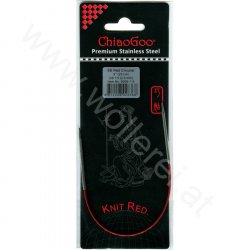 (Bild für) ChiaoGoo KNIT RED Fixe Rundstricknadel - 23 cm - 2,5 mm