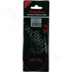 (Bild für) ChiaoGoo KNIT RED Fixe Rundstricknadel - 23 cm - 2,25 mm