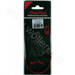 (Bild für) ChiaoGoo KNIT RED Fixe Rundstricknadel - 23 cm - 3,25 mm