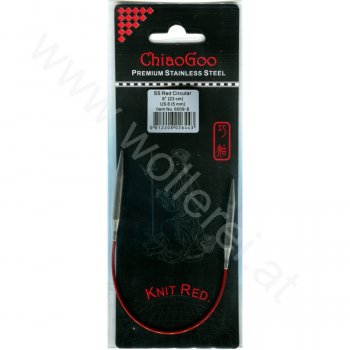 (Bild für) ChiaoGoo KNIT RED Fixe Rundstricknadel - 23 cm - 5 mm