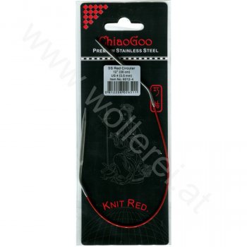 (Bild für) ChiaoGoo KNIT RED Fixe Rundstricknadel - 30 cm - 3,5 mm