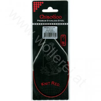 (Bild für) ChiaoGoo KNIT RED Fixe Rundstricknadel - 30 cm - 4 mm