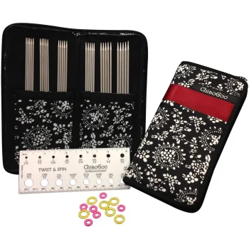 (Bild für) ChiaoGoo Set - Nadelspiele - Edelstahl - 15 cm