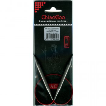 (Bild für) ChiaoGoo RED LACE Fixe Rundstricknadel - 40 cm - 7,5 mm