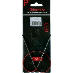 (Bild für) ChiaoGoo RED LACE Fixe Rundstricknadel - 40 cm - 3,25 mm