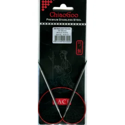 (Bild für) ChiaoGoo RED LACE Fixe Rundstricknadel - 40 cm - 3,75 mm