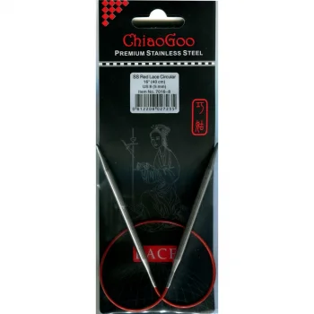 (Bild für) ChiaoGoo RED LACE Fixe Rundstricknadel - 40 cm - 5 mm