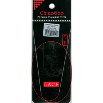 (Bild für) ChiaoGoo RED LACE Fixe Rundstricknadel - 60 cm - 1,5 mm