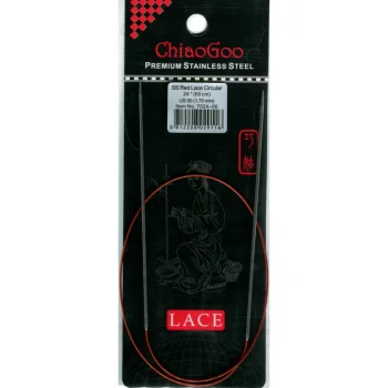 (Bild für) ChiaoGoo RED LACE Fixe Rundstricknadel - 60 cm - 1,75 mm