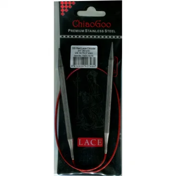 (Bild für) ChiaoGoo RED LACE Fixe Rundstricknadel - 60 cm - 7 mm