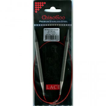 (Bild für) ChiaoGoo RED LACE Fixe Rundstricknadel - 60 cm - 8 mm