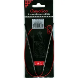 (Bild für) ChiaoGoo RED LACE Fixe Rundstricknadel - 60 cm - 3,25 mm