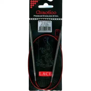 (Bild für) ChiaoGoo RED LACE Fixe Rundstricknadel - 60 cm - 4,5 mm