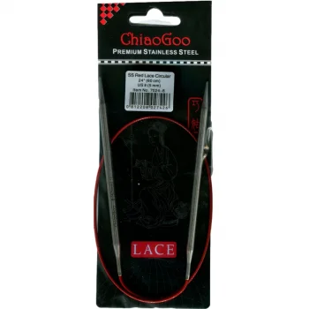 (Bild für) ChiaoGoo RED LACE Fixe Rundstricknadel - 60 cm - 5 mm