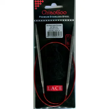 (Bild für) ChiaoGoo RED LACE Fixe Rundstricknadel - 60 cm - 5,5 mm