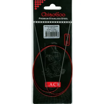 (Bild für) ChiaoGoo RED LACE Fixe Rundstricknadel - 80 cm - 1,5 mm