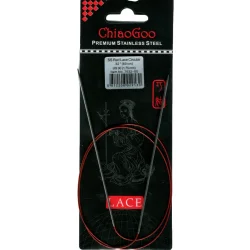 (Bild für) ChiaoGoo RED LACE Fixe Rundstricknadel - 80 cm - 1,75 mm