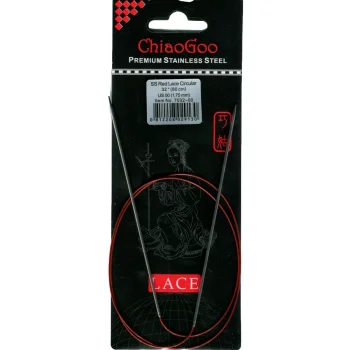 (Bild für) ChiaoGoo RED LACE Fixe Rundstricknadel - 80 cm - 1,75 mm