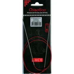 (Bild für) ChiaoGoo RED LACE Fixe Rundstricknadel - 80 cm - 2 mm