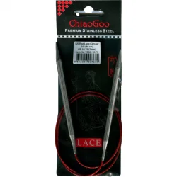 (Bild für) ChiaoGoo RED LACE Fixe Rundstricknadel - 80 cm - 7 mm