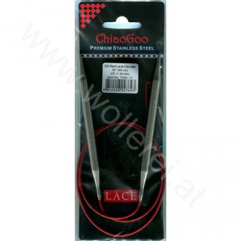 (Bild für) ChiaoGoo RED LACE Fixe Rundstricknadel - 80 cm - 8 mm