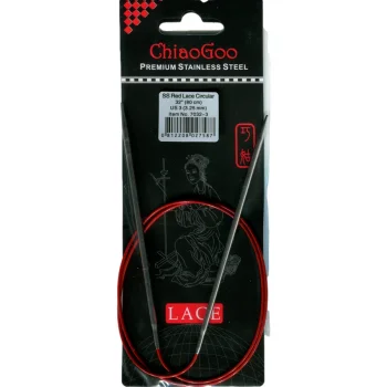 (Bild für) ChiaoGoo RED LACE Fixe Rundstricknadel - 80 cm - 3,25 mm