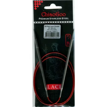 (Bild für) ChiaoGoo RED LACE Fixe Rundstricknadel - 80 cm - 4,5 mm