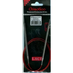 (Bild für) ChiaoGoo RED LACE Fixe Rundstricknadel - 80 cm - 5 mm