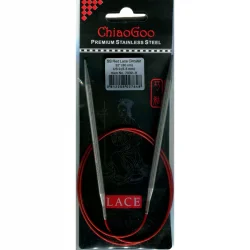 (Bild für) ChiaoGoo RED LACE Fixe Rundstricknadel - 80 cm - 5,5 mm