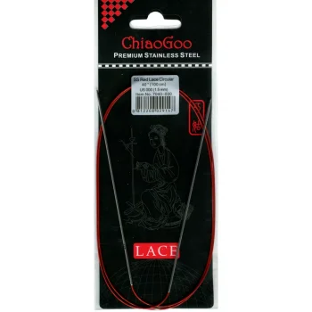 (Bild für) ChiaoGoo RED LACE Fixe Rundstricknadel - 100 cm - 1,5 mm